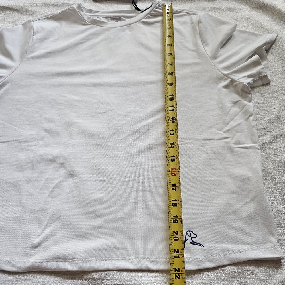 NWT‎ Rhoback Womens Short Sleeve Crop Top Size Large - Picture 8 of 10